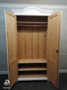 Lovely Old Pine Double Knock Down Wardrobe