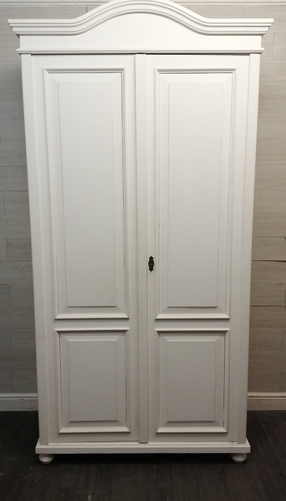 Lovely Old Pine Double Knock Down Wardrobe