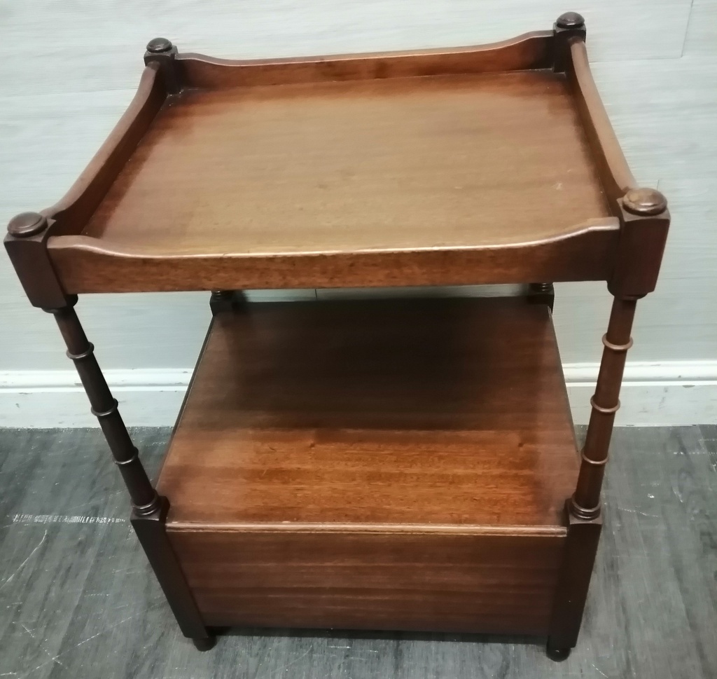 Repro Two Drawer Side Table