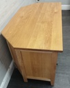 Quality Oak  Corner TV Unit From John Lewis