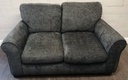 Neat Two Seater Grey Toned Sofa