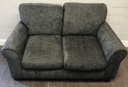 Neat Two Seater Grey Toned Sofa