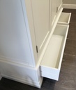 QUALITY LARGE TRIPLE  WHITE  WARDROBE