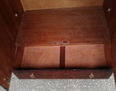 Stag double wardrobe with drawer
