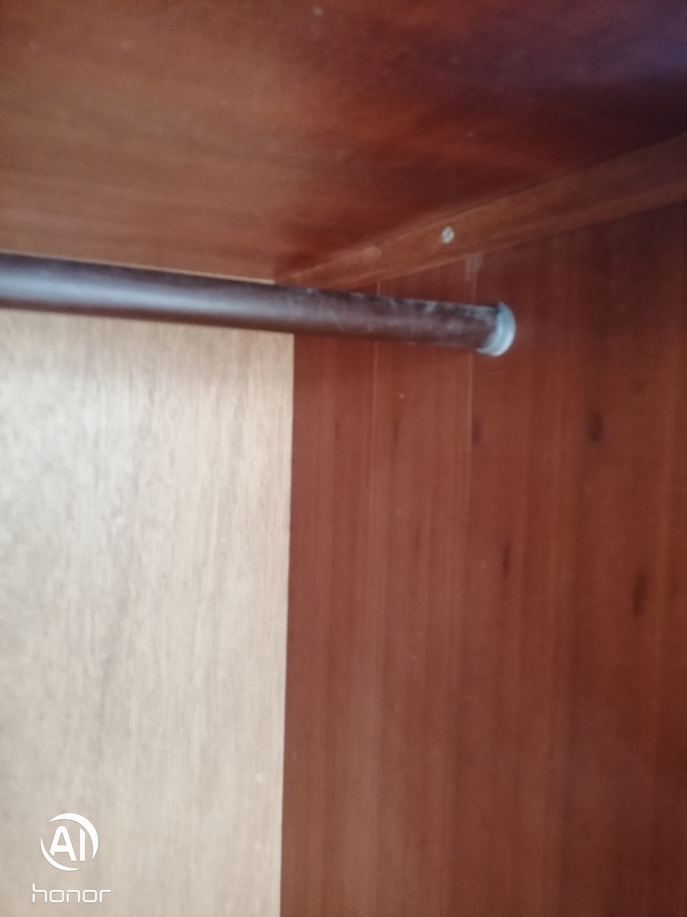 Stag double wardrobe with drawer