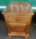 DUCAL Pine Bedside Cupboard