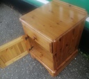 DUCAL Pine Bedside Cupboard