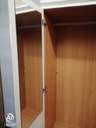 White ALSTONS Double Wardrobe with Drawer