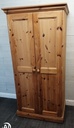 QUALITY SOLID PINE DOUBLE WARDROBE