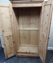 QUALITY SOLID PINE DOUBLE WARDROBE