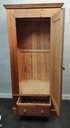 SINGLE DOOR SOLID PINE WARDROBE WITH DRAWER
