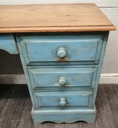 Solid Pine Painted Seven  Drawer Dressing Table / Desk