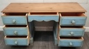 Solid Pine Painted Seven  Drawer Dressing Table / Desk