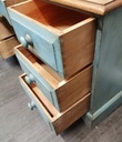 Solid Pine Painted Seven  Drawer Dressing Table / Desk