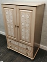 LOVELY NEAT PAINTED TOP BOX COMBI WARDROBE