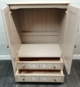LOVELY NEAT PAINTED TOP BOX COMBI WARDROBE