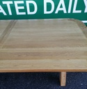 QUALITY OAK EXTENDING 11FT DINING TABLE