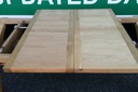 QUALITY OAK EXTENDING 11FT DINING TABLE