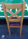 QUALITY SET OF SIX OAK AND LEATHER CHAIRS