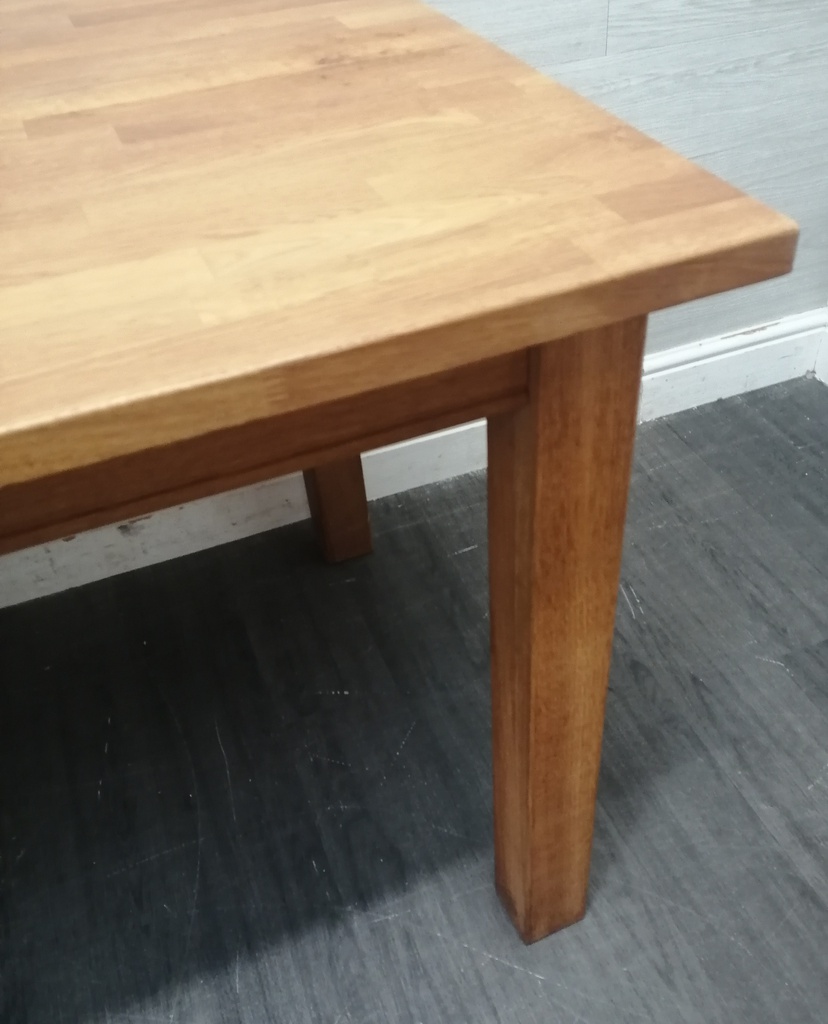 SOLID PINE DROP LEAF DINING TABLE