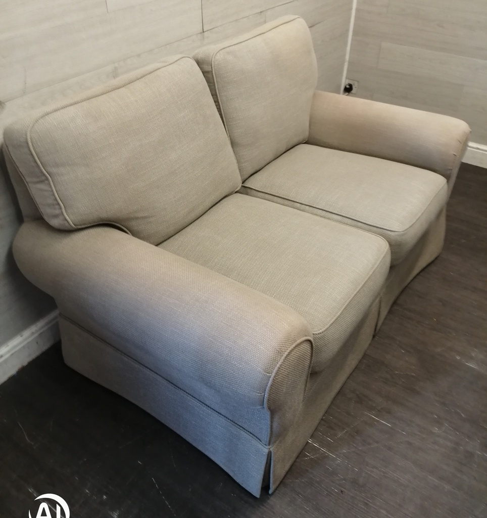 Laura Ashley neat beige sofa