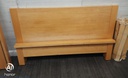 5FT BEECH STYLE  BED FRAME