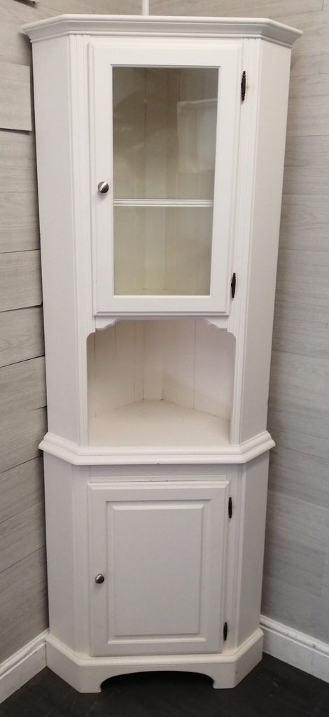 DUCAL PAINTED WHITE CORNER UNIT