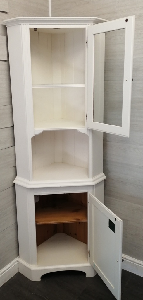 DUCAL PAINTED WHITE CORNER UNIT