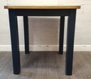 NEAT SQUARE OAK DINING TABLE