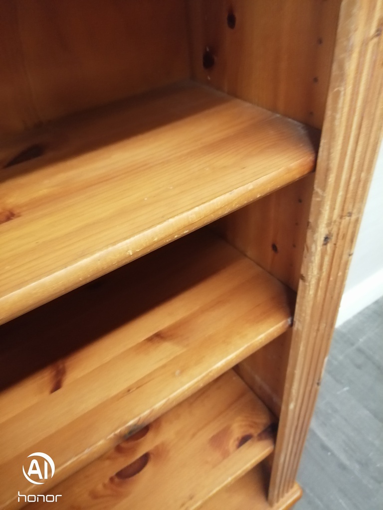 NEAT SOLID PINE BOOKCASE