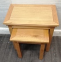 Nest of Two oak Tables