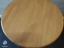 ROUND RUBBER WOOD DINING TABLE