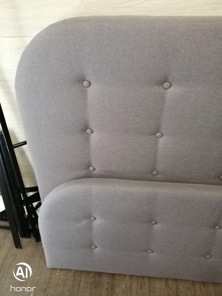 Lovely 4ft Modern Grey Ottoman Bed Frame