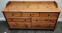 IKEA ‘LEKSVIK’ Pine Seven Drawer Chest