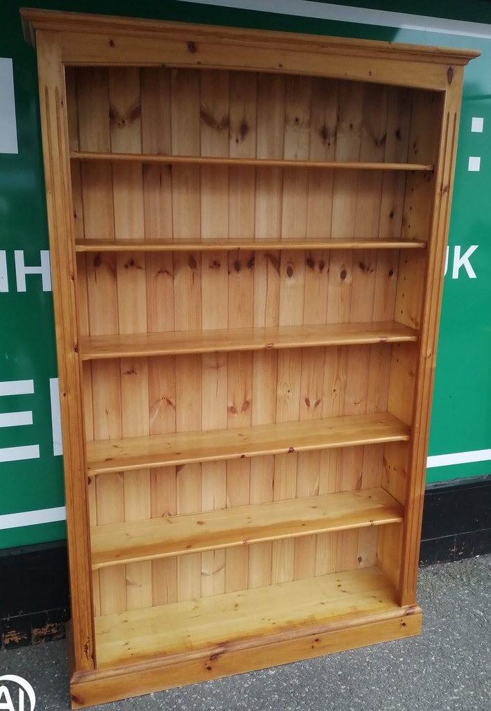 LARGE SOLID PINE BOOKCASE