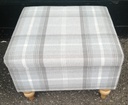 Sherlock Holmes Style High Back Armchair &amp; Footstool Set
