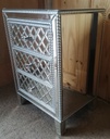LOVELY MIRRORED BEDSIDE/ SIDE TABLE