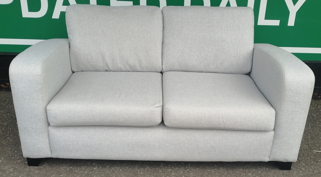 LOVELY DFS GREY 2 SEATER SOFA