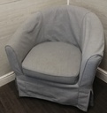 GREY IKEA TUB CHAIR