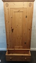 SINGLE DOOR SOLID PINE WARDROBE WITH DRAWER