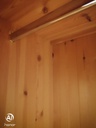 SINGLE DOOR SOLID PINE WARDROBE WITH DRAWER