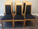 QUALITY  JOHN.E.COYLE  EXTENDING TABLE AND 6 CHAIRS