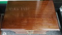 Pair of large dark wood bedside chests