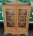 Glazed fronted display unit / bookcase