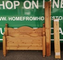 solid pine 4ft6" bed frame