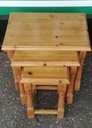 Pine Nest of Three Tables