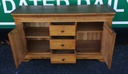 Quality triple oak sideboard