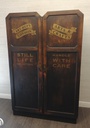 Lovely painted old oak wardrobe