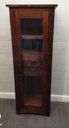 Lovely dark wood slim line display unit