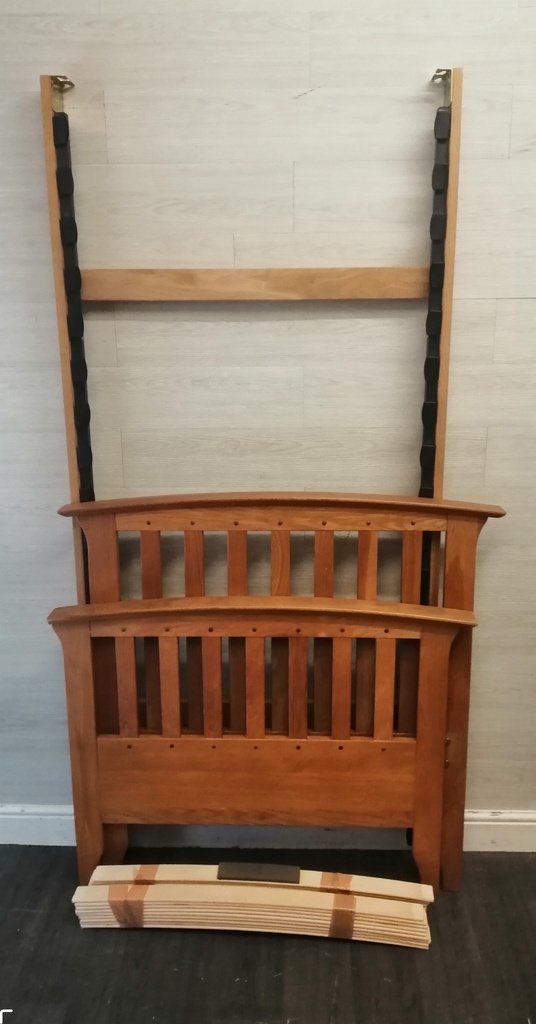 3ft Oak Style Bed Frame